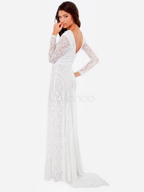 Robe maxi blanche