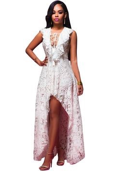 Robe maxi blanche