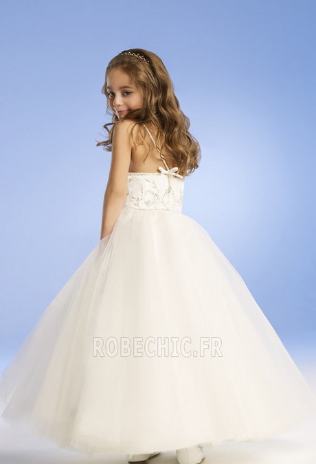 Robe princesse blanche fille