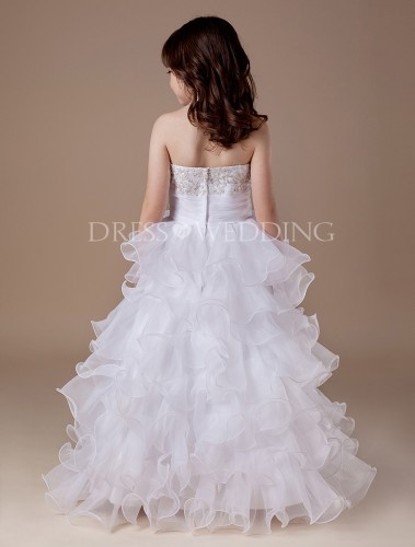 Robe princesse blanche fille