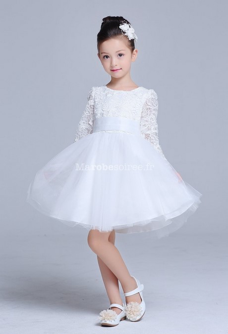 Robe princesse blanche fille