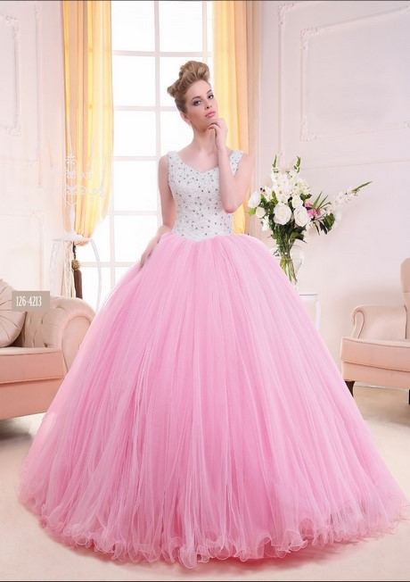 Robe princesse rose