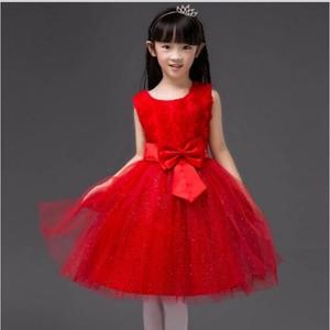 Robe princesse rouge fille