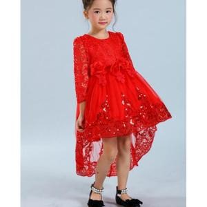 Robe princesse rouge fille