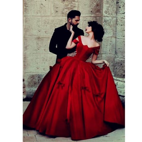 Robe princesse rouge