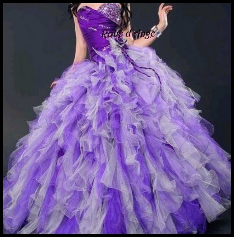 Robe princesse violette