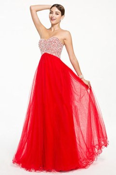 Robe rouge de princesse