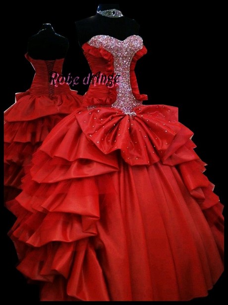 Robe rouge princesse