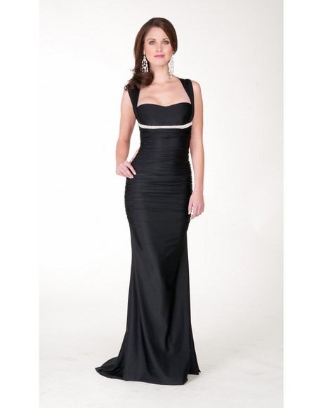 Robe soire noir