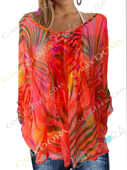 Blouse en voile femme