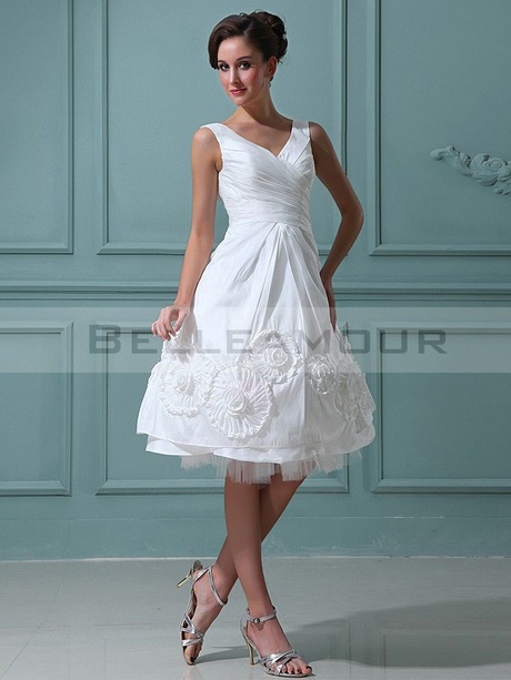 Robe blanche mariage courte