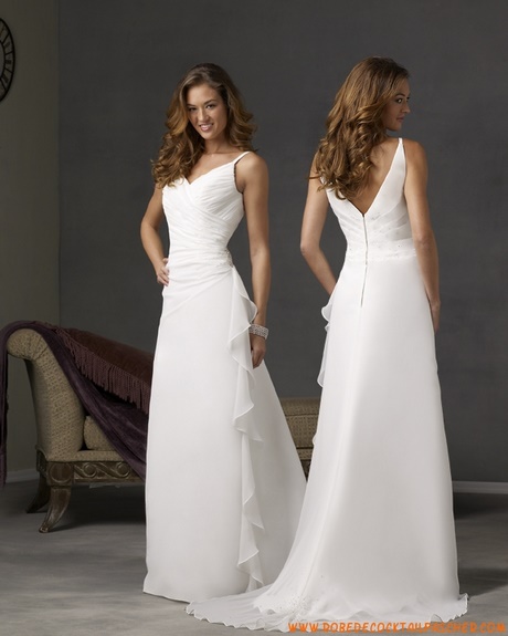 Robe blanche mariage simple