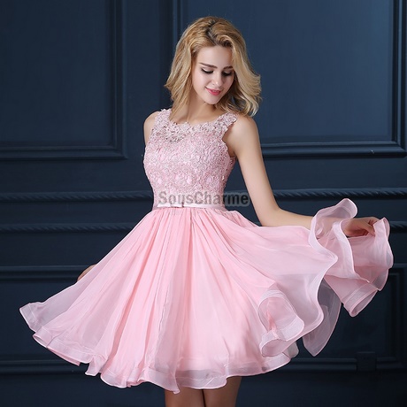 Robe de cocktail pour mariage rose