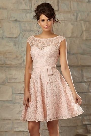 Robe de cocktail pour mariage rose