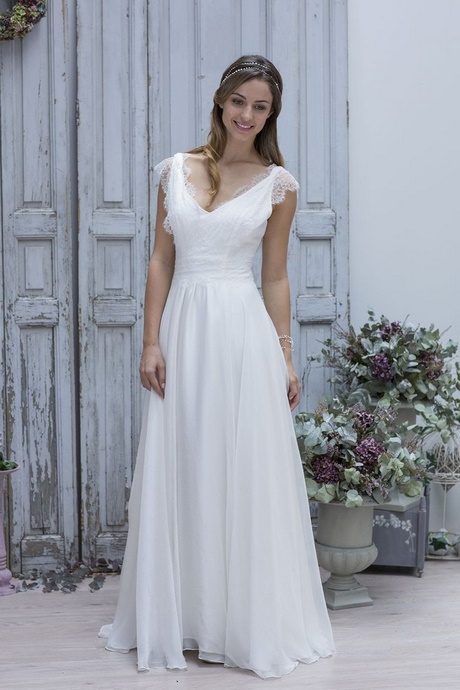 Robe de fiancaille simple