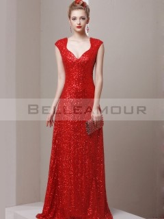 Robe longue rouge pour mariage