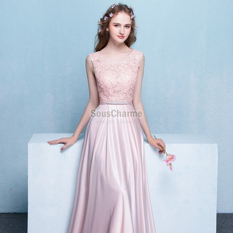 Robe mariage rose pale