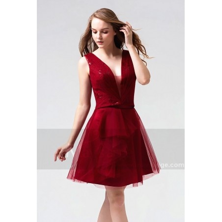 Robe pour un mariage rouge