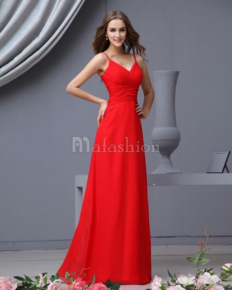 Robe pour un mariage rouge