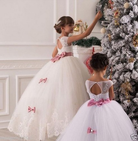 Robe princesse fille blanche