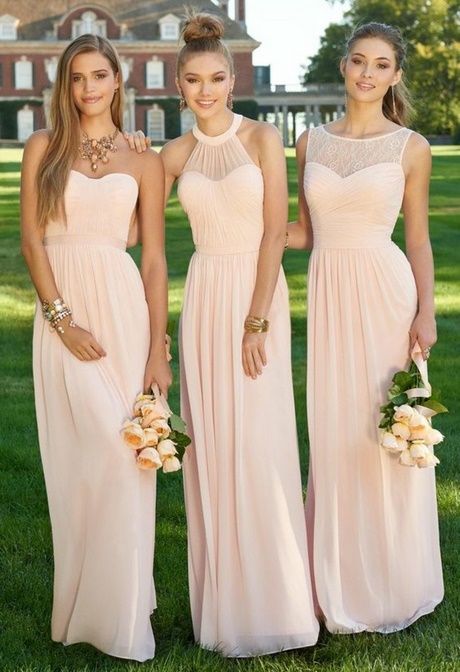 Robe rose pale mariage