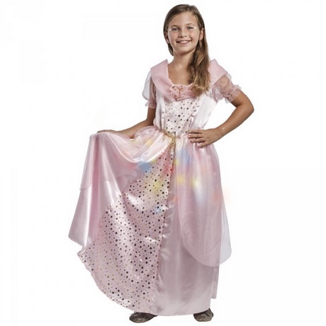 Robe rose princesse fille