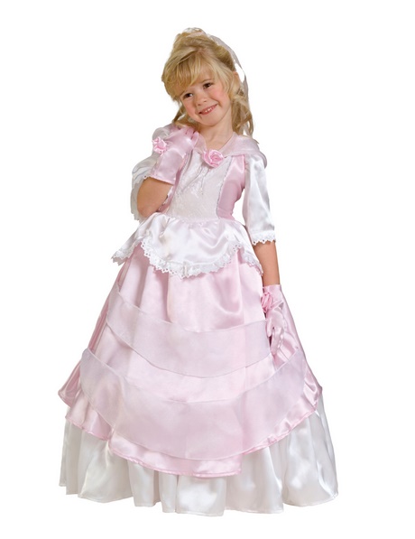 Robe rose princesse fille