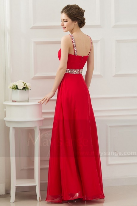 Robe rouge longue pour mariage