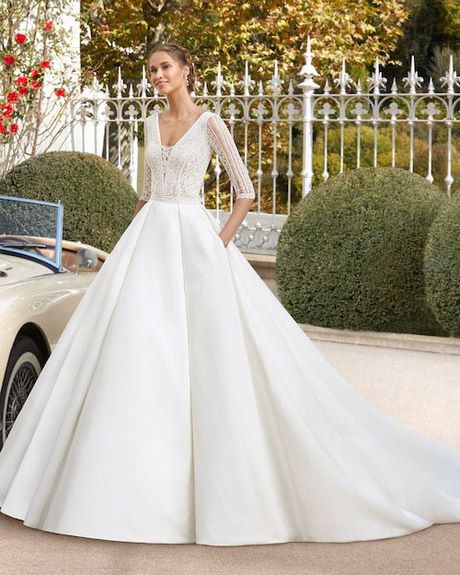 Robe de mariée en couleur 2021