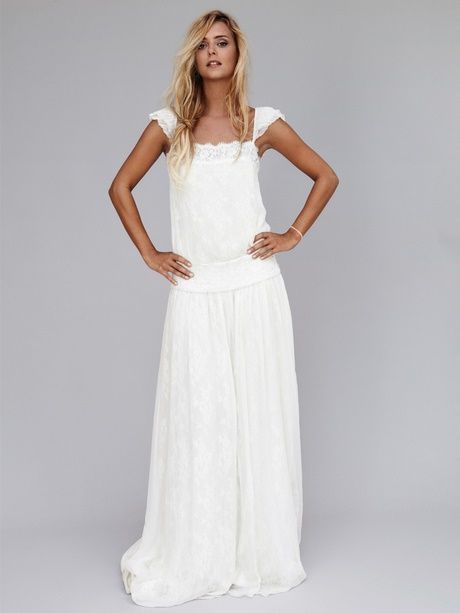 Robe longue blanche ete 2021