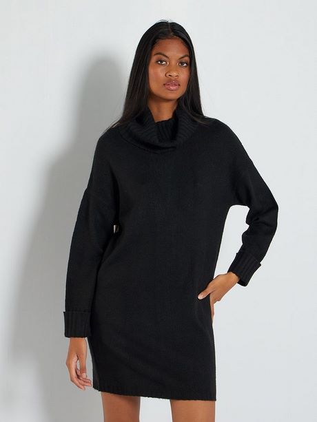 Robe col roulé pull