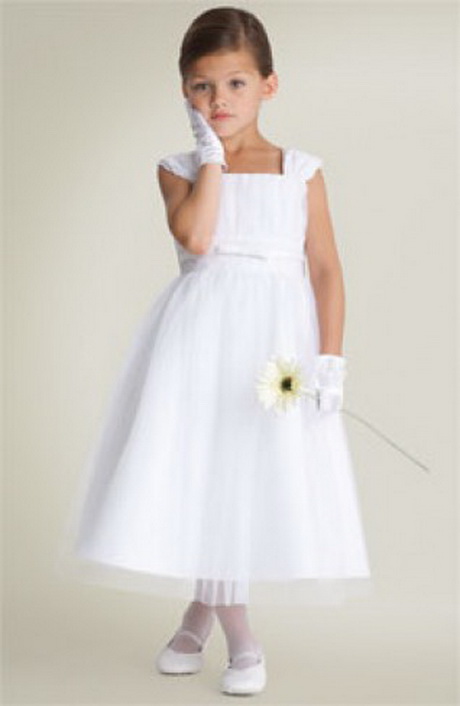 Robe blanche ceremonie fille