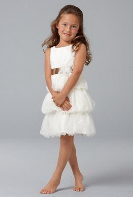 Robe blanche ceremonie fille