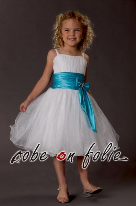 Robe blanche fille ceremonie