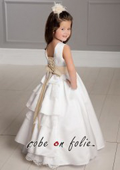 Robe de ceremonie fille blanche