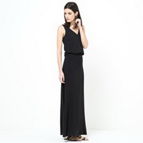 Robe longue noire été