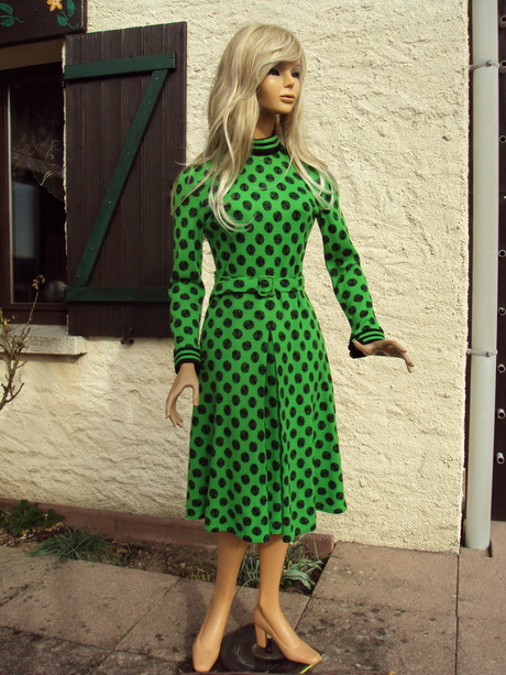 Robe verte femme