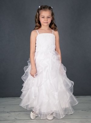 Communion fille robe