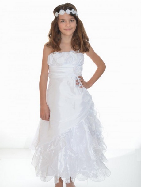 Communion fille robe