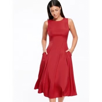 Robe bal de promo rouge