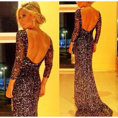 Robe bal manche longue