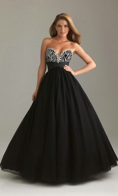 Robe bal noir