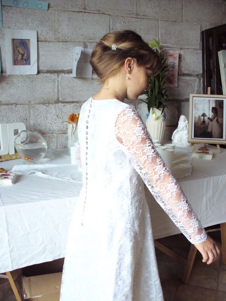 Robe blanche 12 ans communion