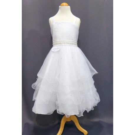 Robe ceremonie fille 14 ans blanche