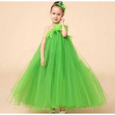 Robe ceremonie fille verte