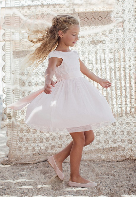 Robe ceremonie tulle fille