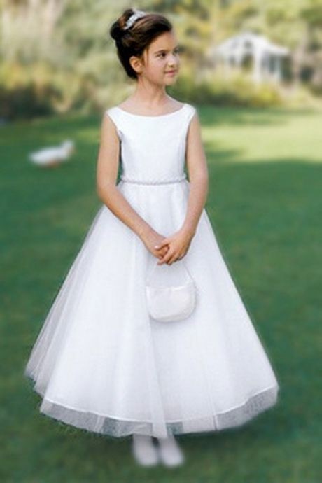 Robe communion blanche 10 ans