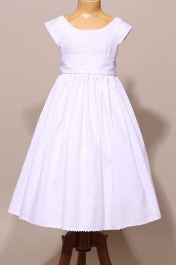 Robe communion blanche 10 ans