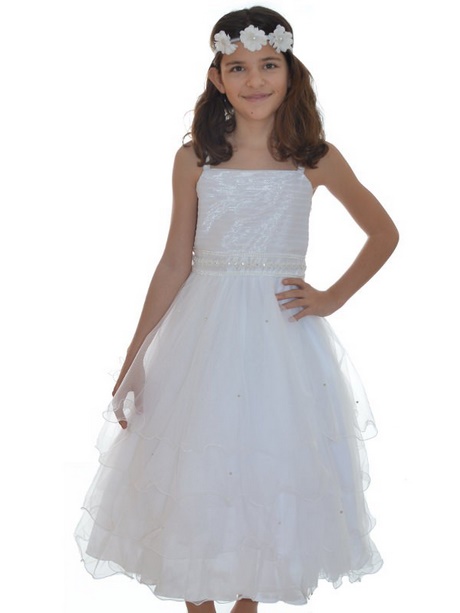 Robe communion dentelle