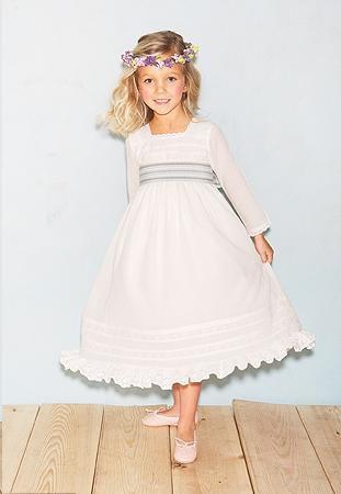 Robe communion fille moderne